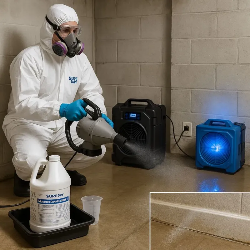 Sanitization and Odor Removal process in Bonsall, CA